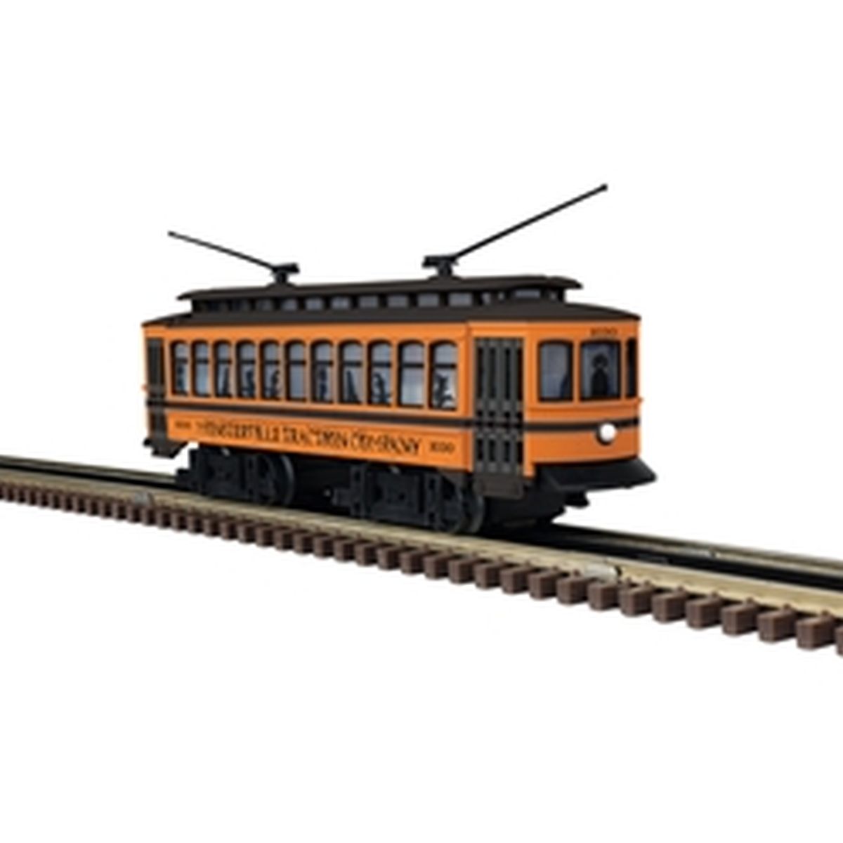 Monsterville Halloween Trolley 1030  Orange/Black