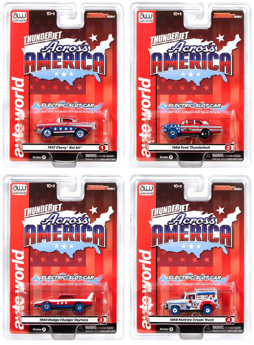 1957 Chevy Bel Air 1964 Ford Thunderbolt 1969 Dodge C