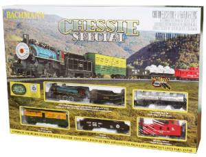 HO Chessie Special Steam Freight Set/0-6-0