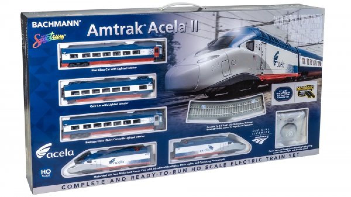 HO Amtrak Acela II Train Set/DCC & Sound Ready