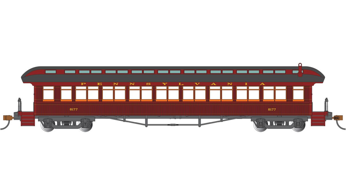 HO 60' Passenger Car PRR #8177