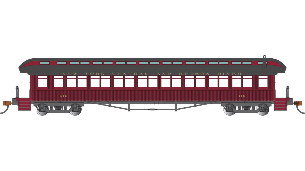 HO 60' Passenger Car NYC And Hudson River (Nyc) #6