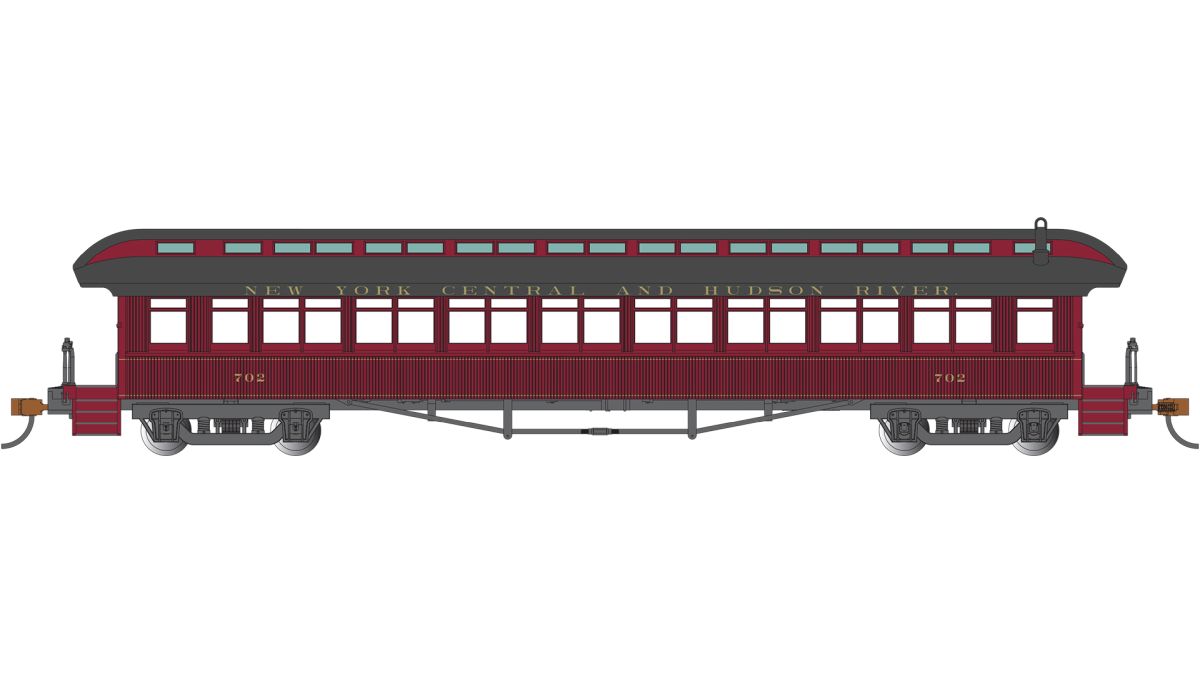 HO 60' Passenger Car NYC And Hudson River (Nyc) #7