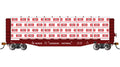 HO 52' Center-Beam Flatcar w/Bulkheads CN #60421