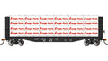 HO 52' Center-Beam Flatcar w/Bulkheads NP #67022