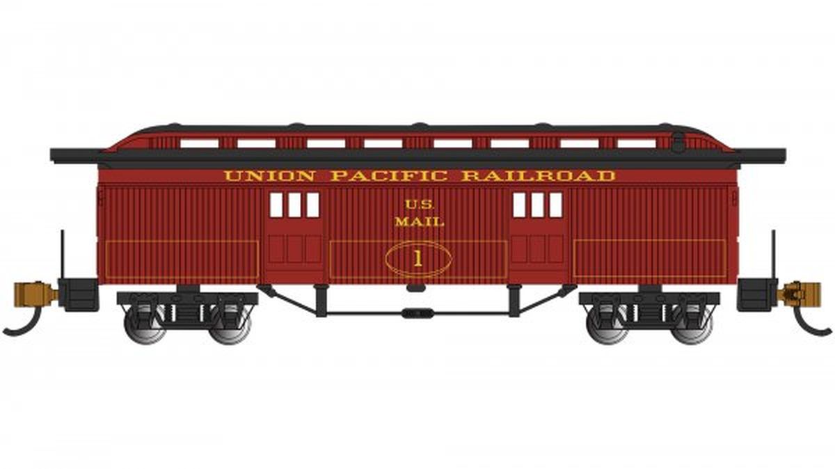 N UP Old-Time Baggage Car