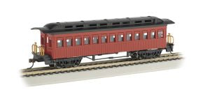 HO 1880's Coach Unlttrd/red