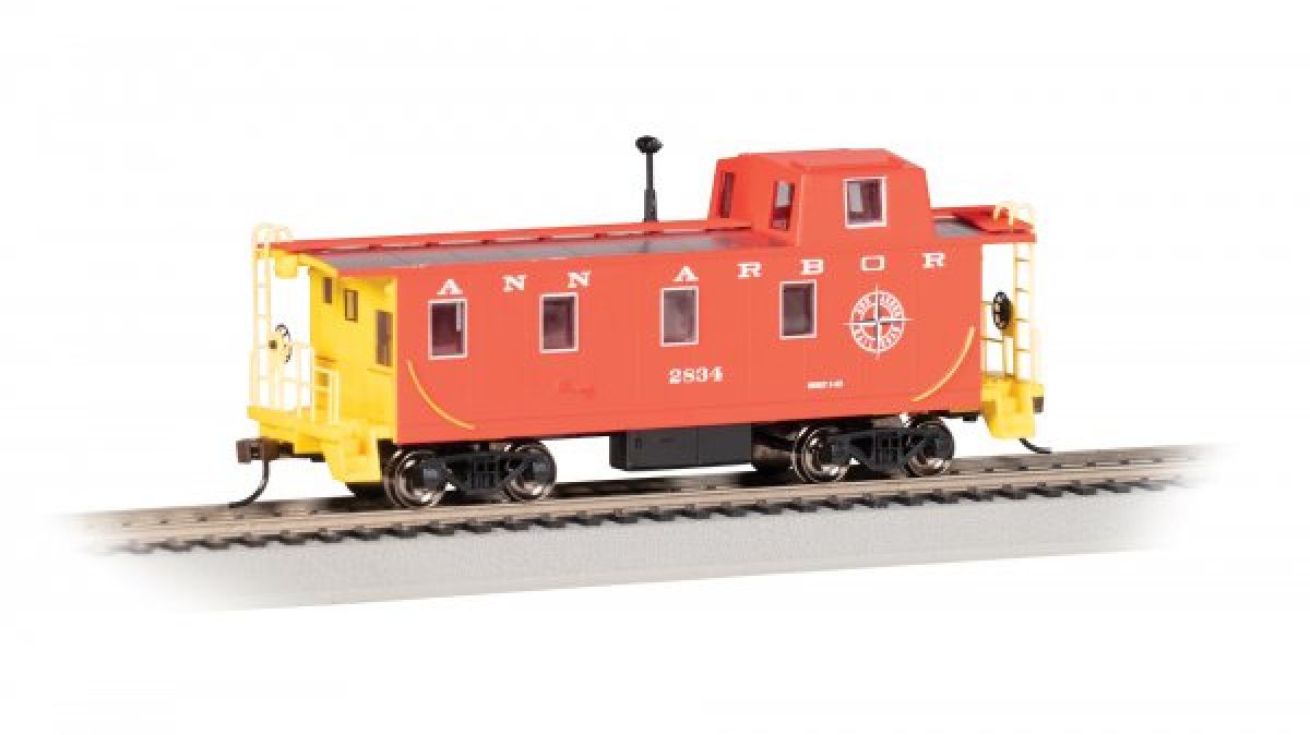 HO Off-Set Cupola Caboose Ann Arbor #2834