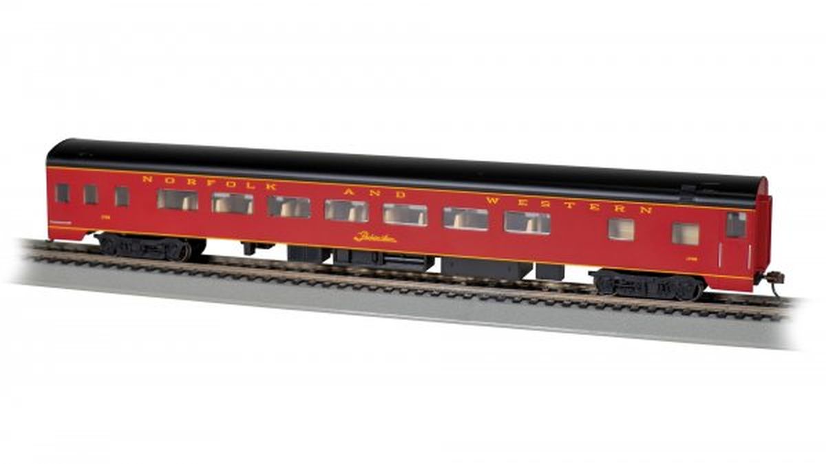 HO 85' Smoothside Coach N&W #1726