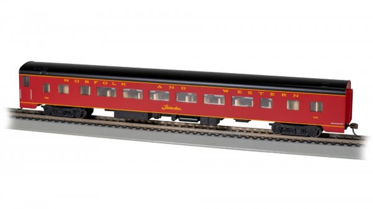 HO 85' Smoothside Coach N&W #1732