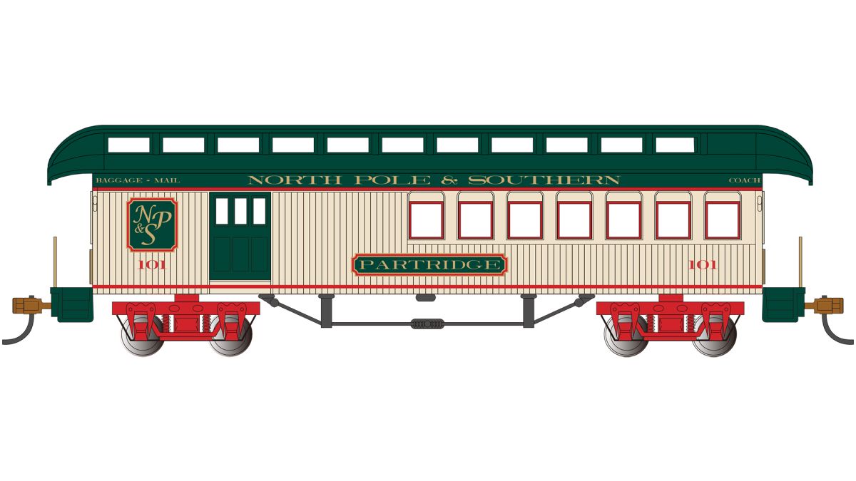 HO Old-Time Combine - North Pole & SOU Partridge