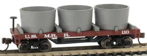 N Old-Time Water Tank Car US Military RR