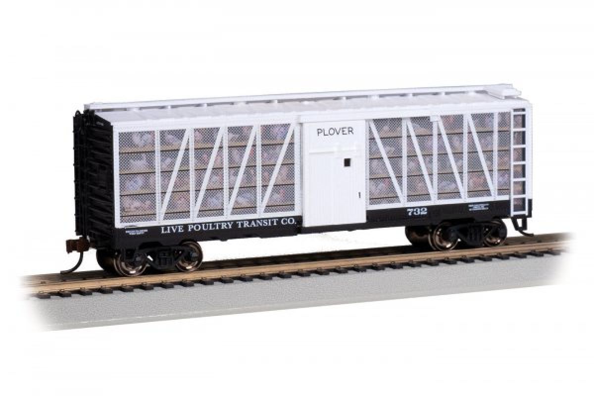HO Poultry Transport Car Live Poultry Transit #732/Turkeys
