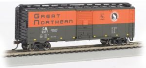 HO 40' PS-1 Boxcar GN #2357/grn&org