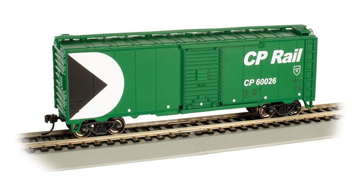 HO 40' PS-1 Boxcar CP Rail #60026/grn
