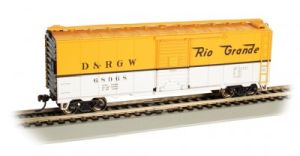 HO 40' PS-1 Boxcar D&RGW #68968yel&sil