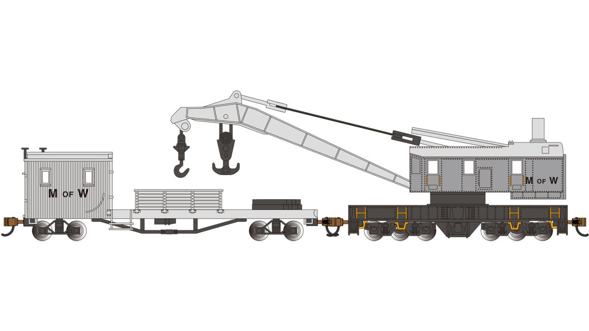 N 250t Crane MoW Boom Car Maintenance Of Way