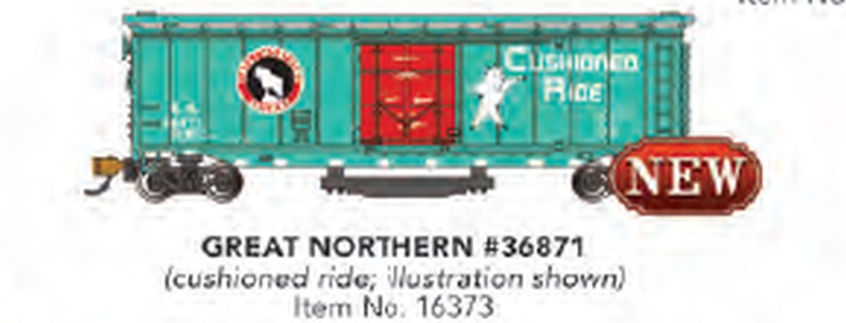N Track Cleaning 50' Plug Door Boxcar GN #36871