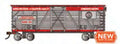 HO RBB&B 40' Stock Car - Silver & Red