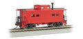 HO NE Steel Caboose Unlttrd/red