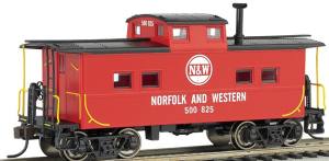 HO NE Steel Caboose N&W #557707/red