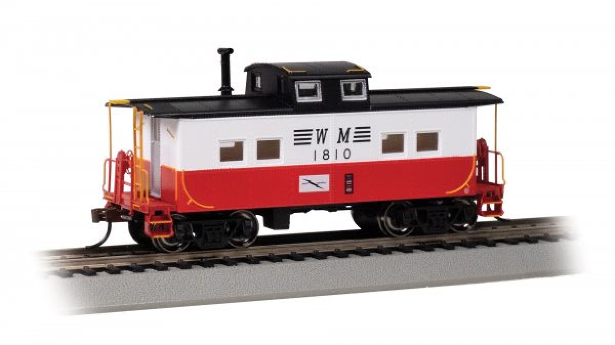 HO NE Steel Caboose WM #1810 (Circus Scheme)