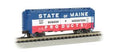 N 40' Steel Boxcar BAR/red wht blu