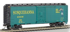 N 40' Steel Boxcar Susquehanna/Suzy Q