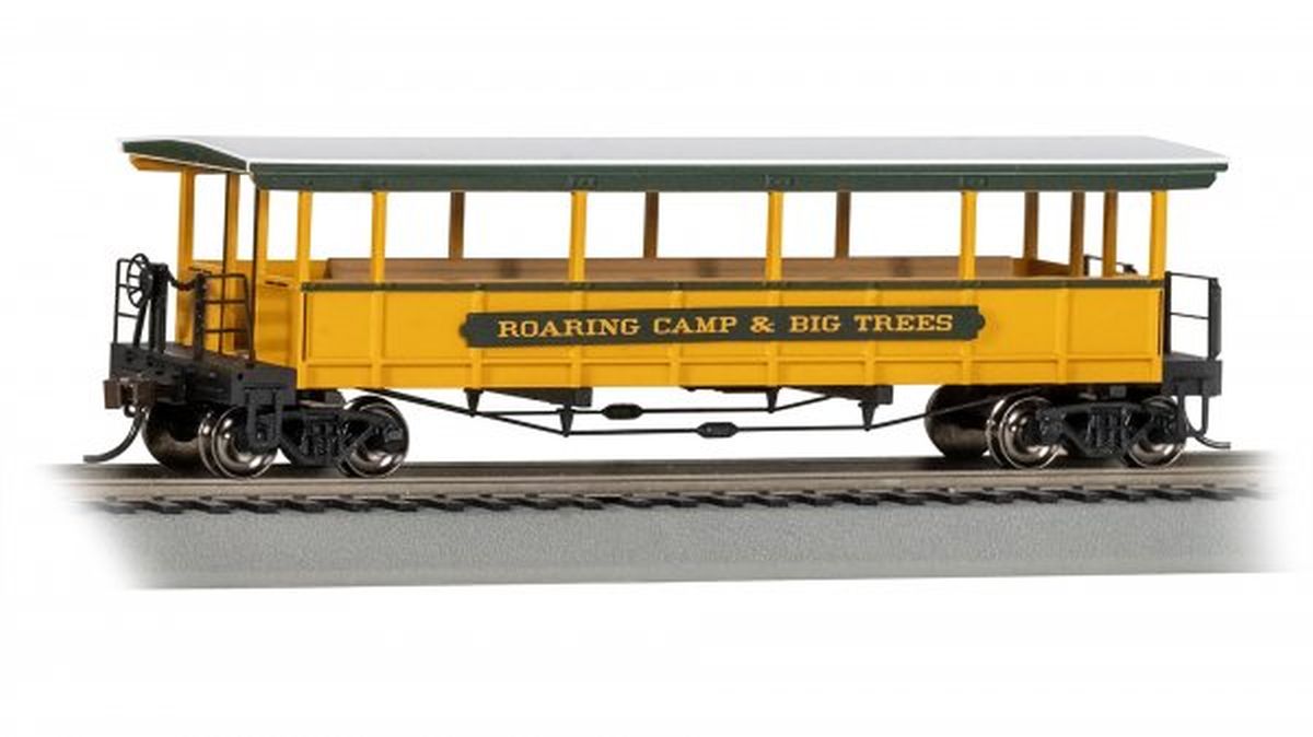 HO Open Side Excursion Car Roaring Camp & Big Trees