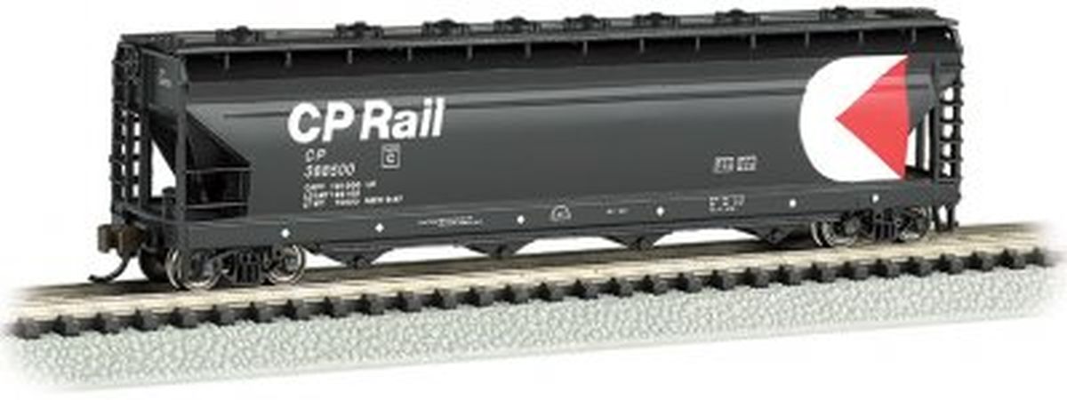 N 56' ACF Cvd.Hopper CP RAIL #388511