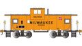 HO 36' Wide Vision Caboose Milw.Rd. #992300