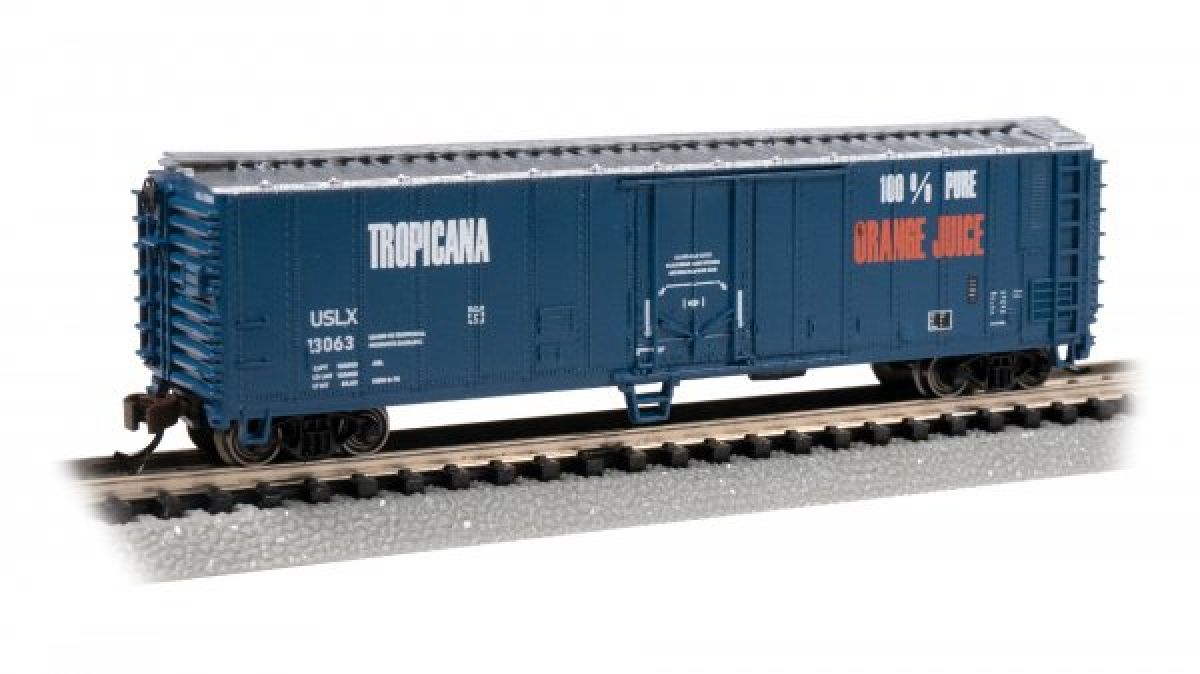N 50' Steel Reefer Tropicana #13063/blu&sil