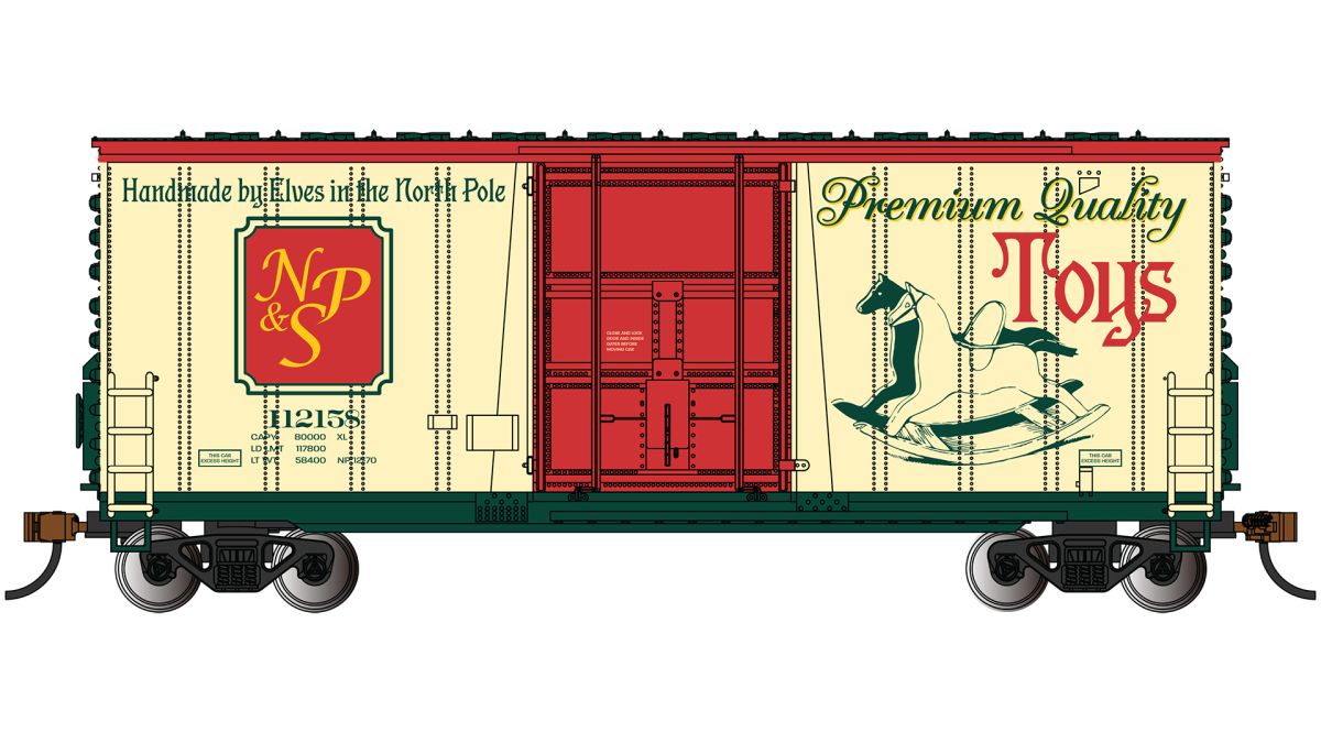 N Hi-Cube Boxcar North Pole & SOU #112158