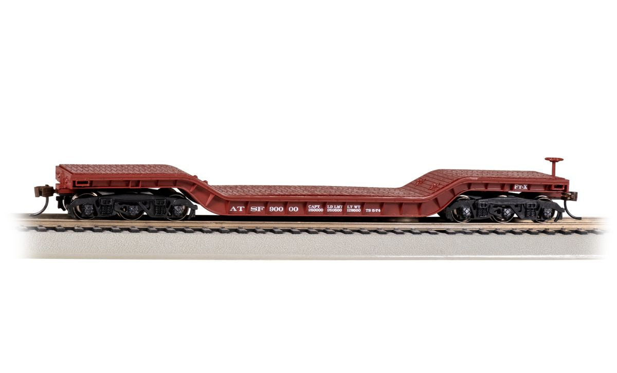 HO 52' Depressed Center Flatcar SF #90000