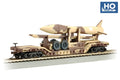 HO 52' Depressed Center Flatcar w/Missle Desert Camo