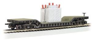 HO 52' Depressed Center Flatcar w/Transformer Load