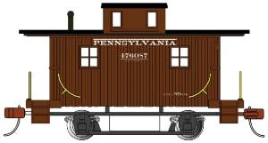 HO Bobber Caboose PRR #476087