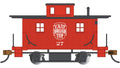 HO Old-Time Bobber Caboose E.B.T. #27 - Acorn Logo