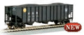 HO 100t 3-Bay Hopper PRR #227291 Yellow Ball