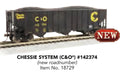 HO 100t 3-Bay Hopper Chessie (C&O) #142374