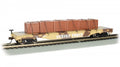 HO 52' Flatcar w/Crates Desert Camo