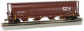 HO 4-Bay Cyl.Hopper CN #377375/oxide red