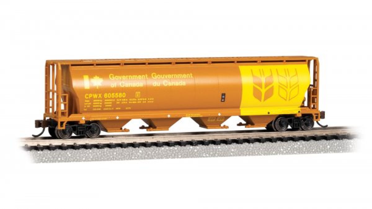 N 4-Bay Cyl.Hopper GOVT. OF CANADA - ORANGE & YELLOW