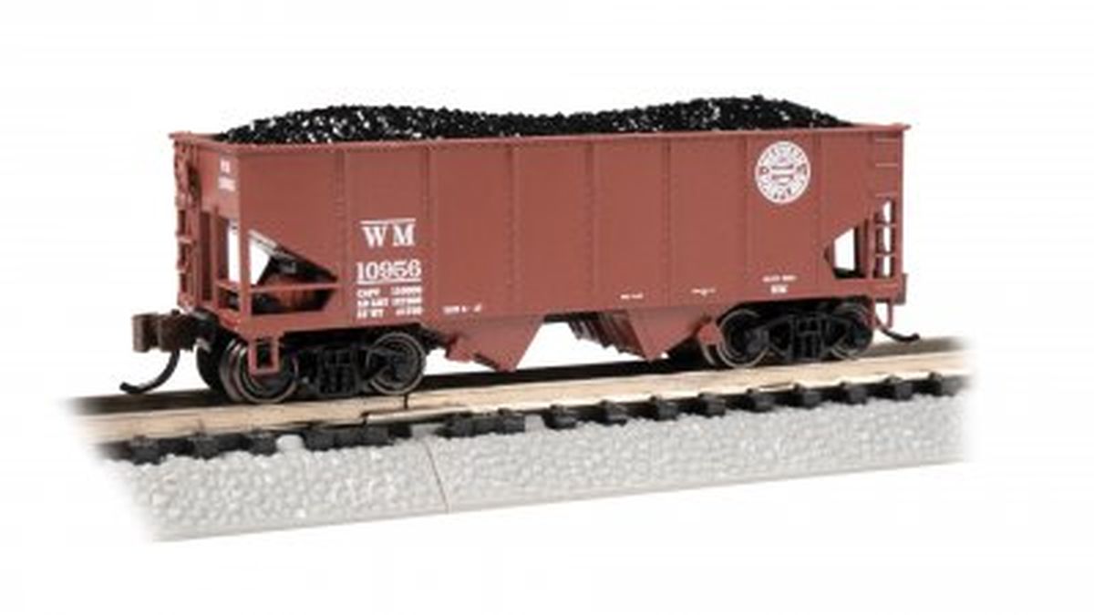 N 55t 2-Bay Hopper WM #10956/Fast Freight