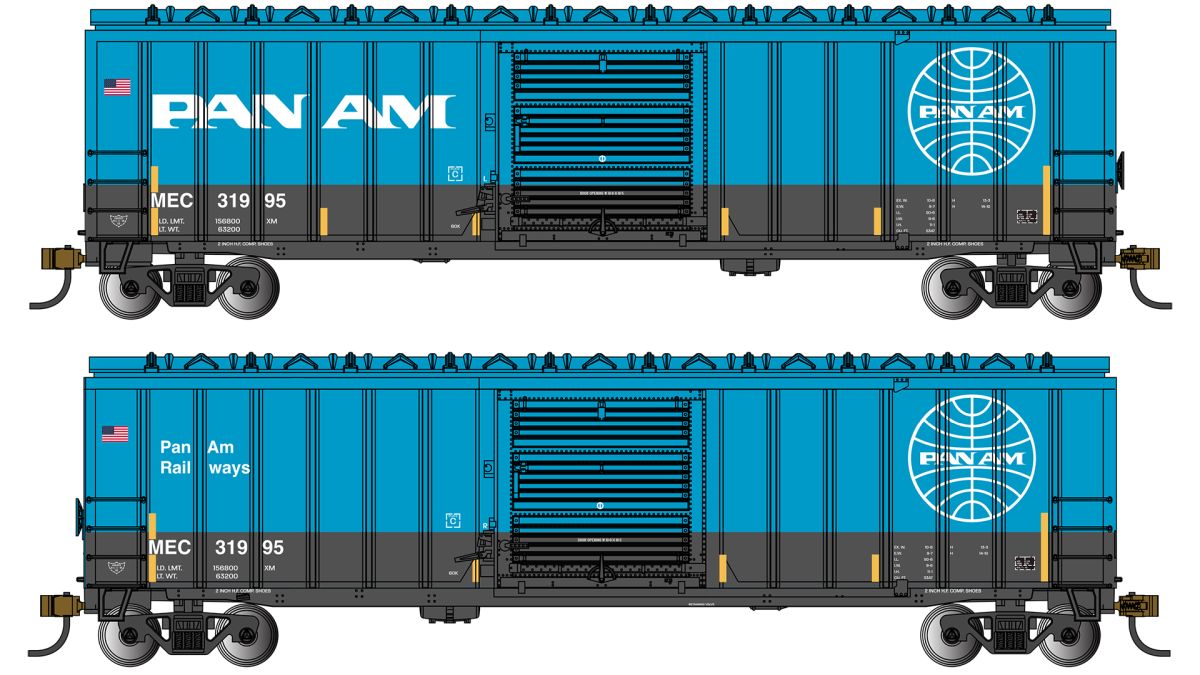 N 50' Boxcar Pan Am Railways #31995