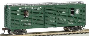 HO 40' Animated Stock Car w/Horses SOU