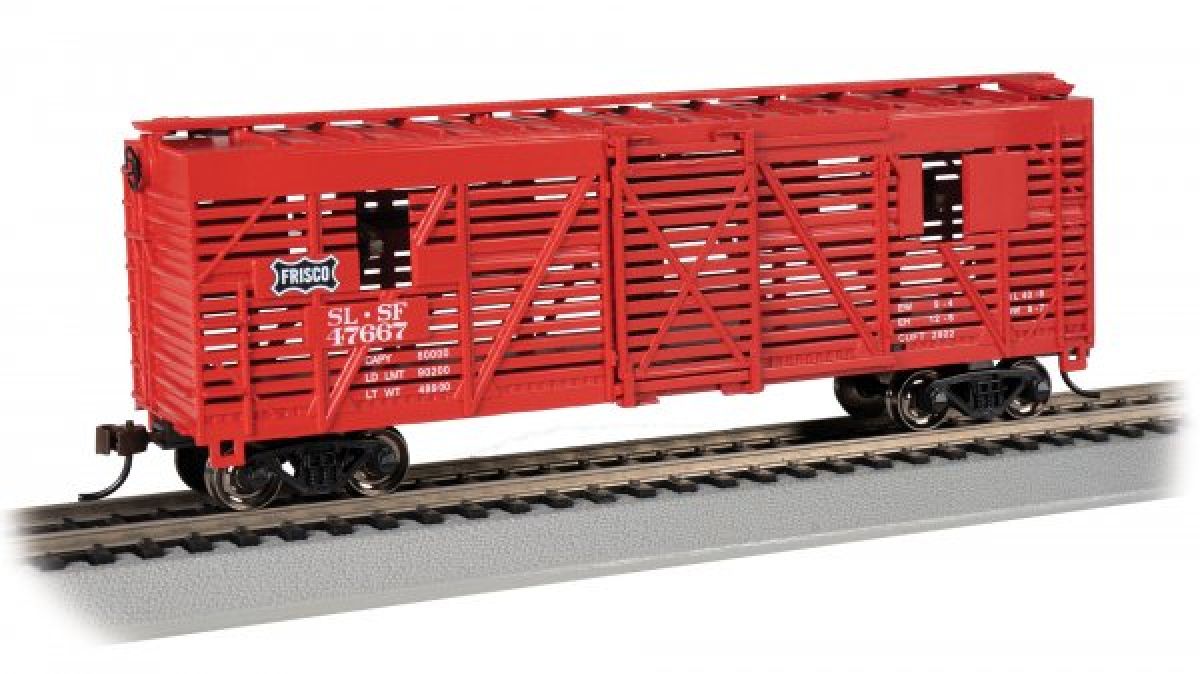 HO 40' Animated Stock Car w/Cattle Frisco #47667