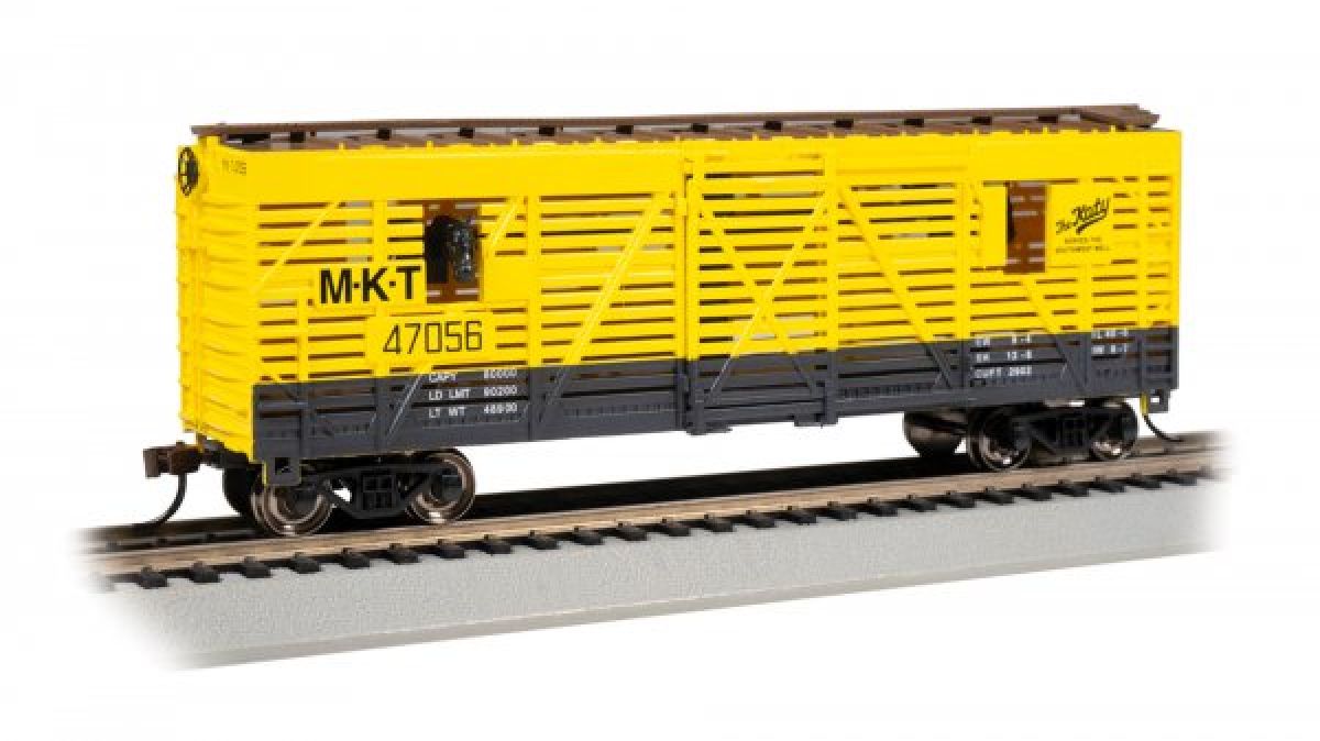 HO 40' Animated Stock Car w/Horses MKT #47056