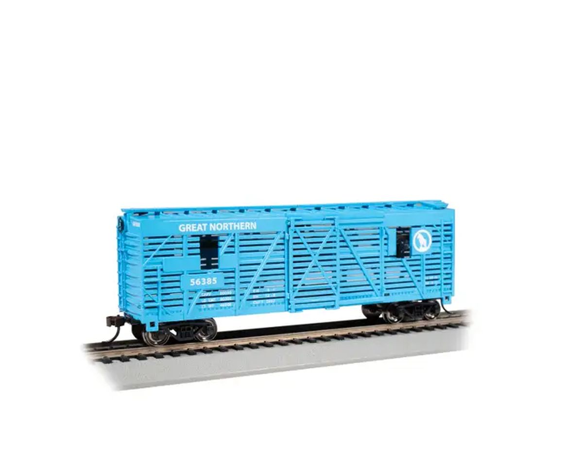 HO 40' Animated Stock Car w/Cattle GN #56385