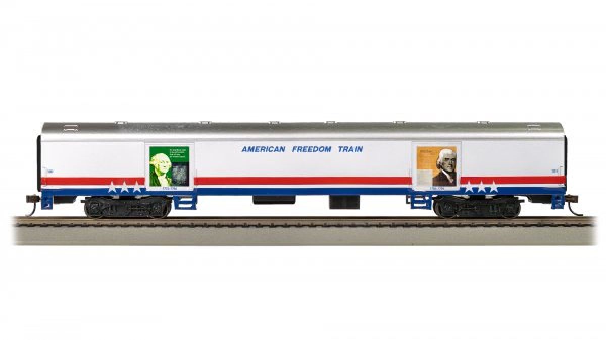 HO EXHIBIT CAR #101 1776-1796 W/Lighted Display